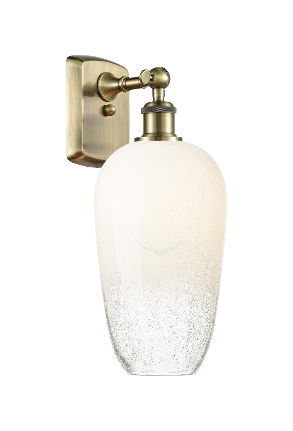 One Light Wall Sconce by Innovations - Ballston Collection, Antique Brass Finish - 516-1W-AB-G484-7OP