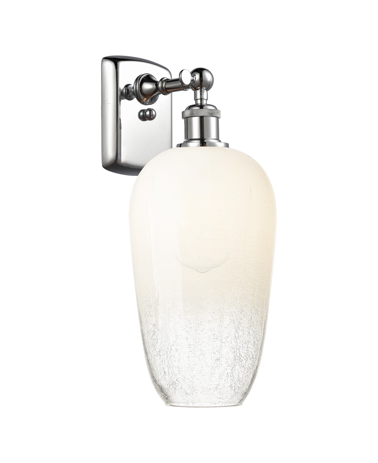 One Light Wall Sconce by Innovations - Ballston Collection, Polished Chrome Finish - 516-1W-PC-G484-7OP