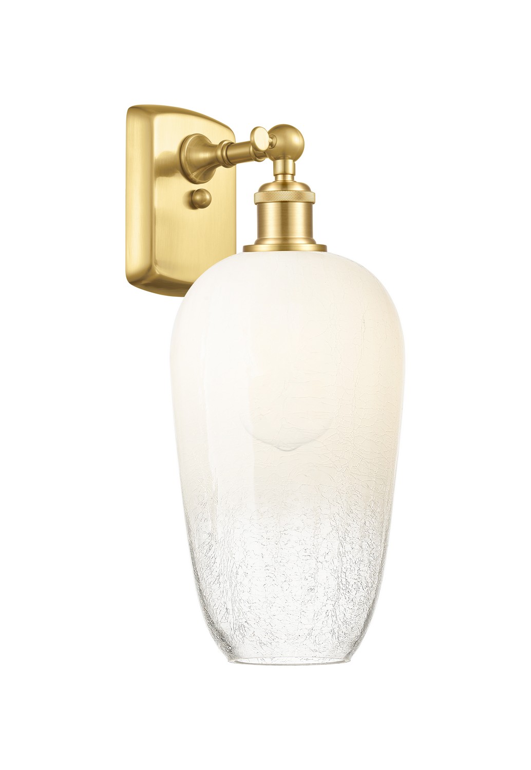 One Light Wall Sconce by Innovations - Ballston Collection, Satin Gold Finish - 516-1W-SG-G484-7OP