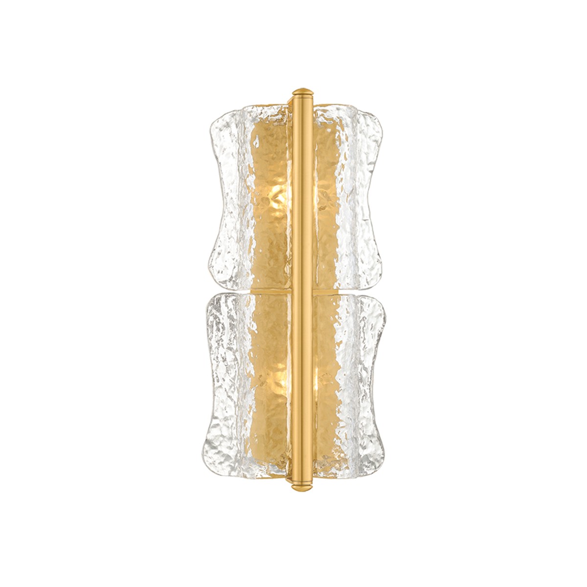 Photos - Chandelier / Lamp Hudson Valley Aged Brass Wall Sconce from the Fosterdale Collection 1372-AGB