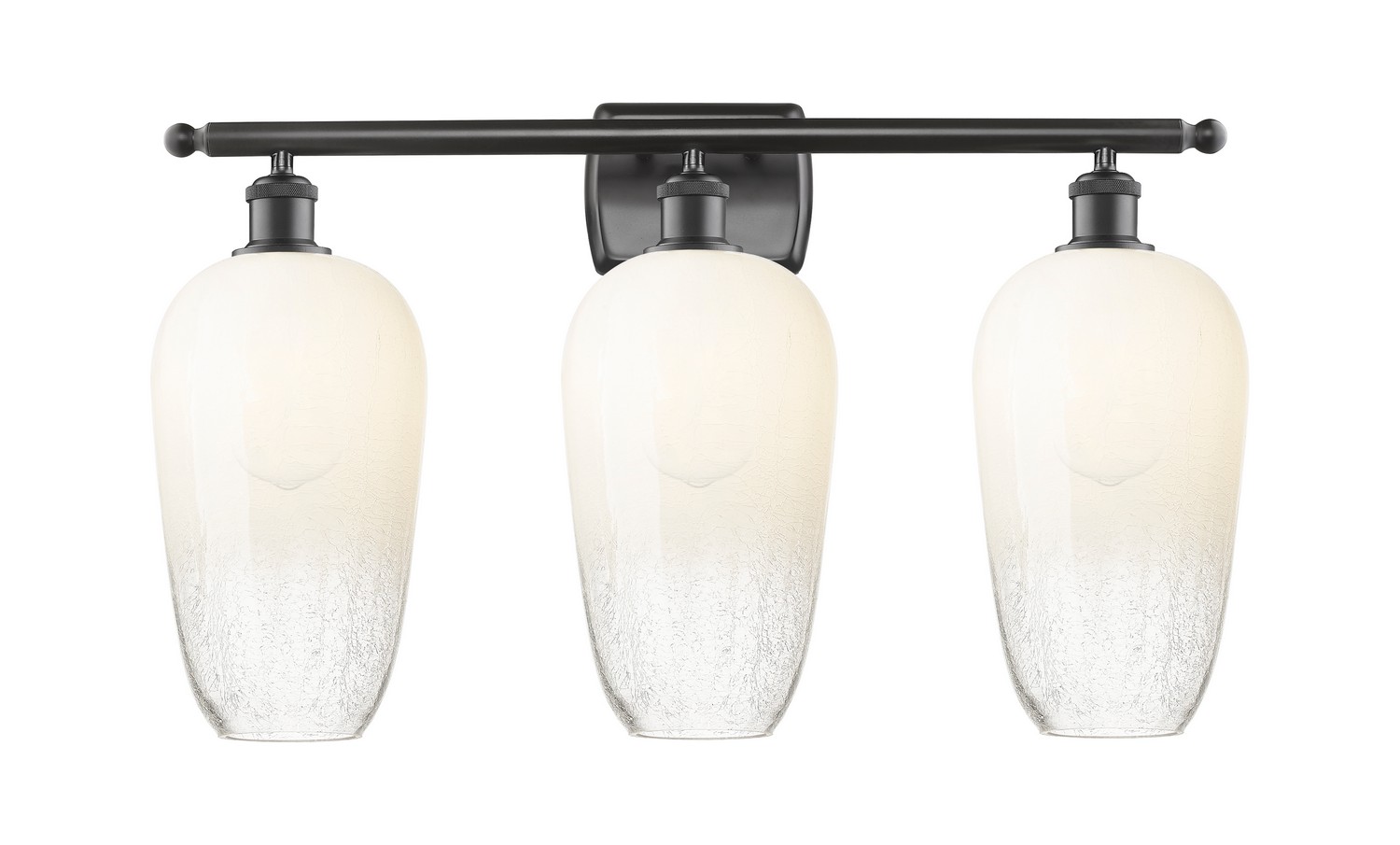 Three Light Bath Vanity by Innovations - Ballston Collection, Oil Rubbed Bronze Finish - 516-3W-OB-G484-7OP