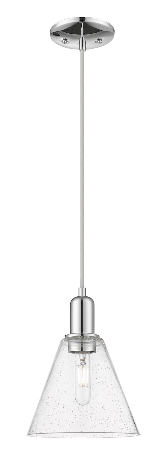 One Light Mini Pendant by Innovations - Arcadia Collection, Polished Chrome Finish - 716-1P-PC-GBC-84