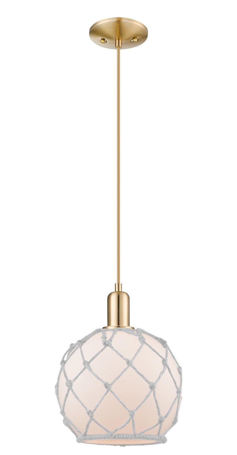 One Light Mini Pendant by Innovations - Arcadia Collection, Champagne Bronze Finish - 716-1P-CB-G121-8RW