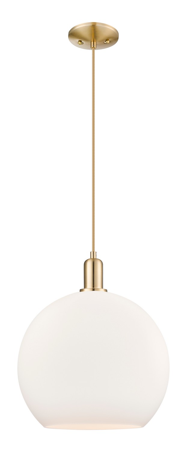 One Light Mini Pendant by Innovations - Arcadia Collection, Champagne Bronze Finish - 716-1P-CB-G121-14