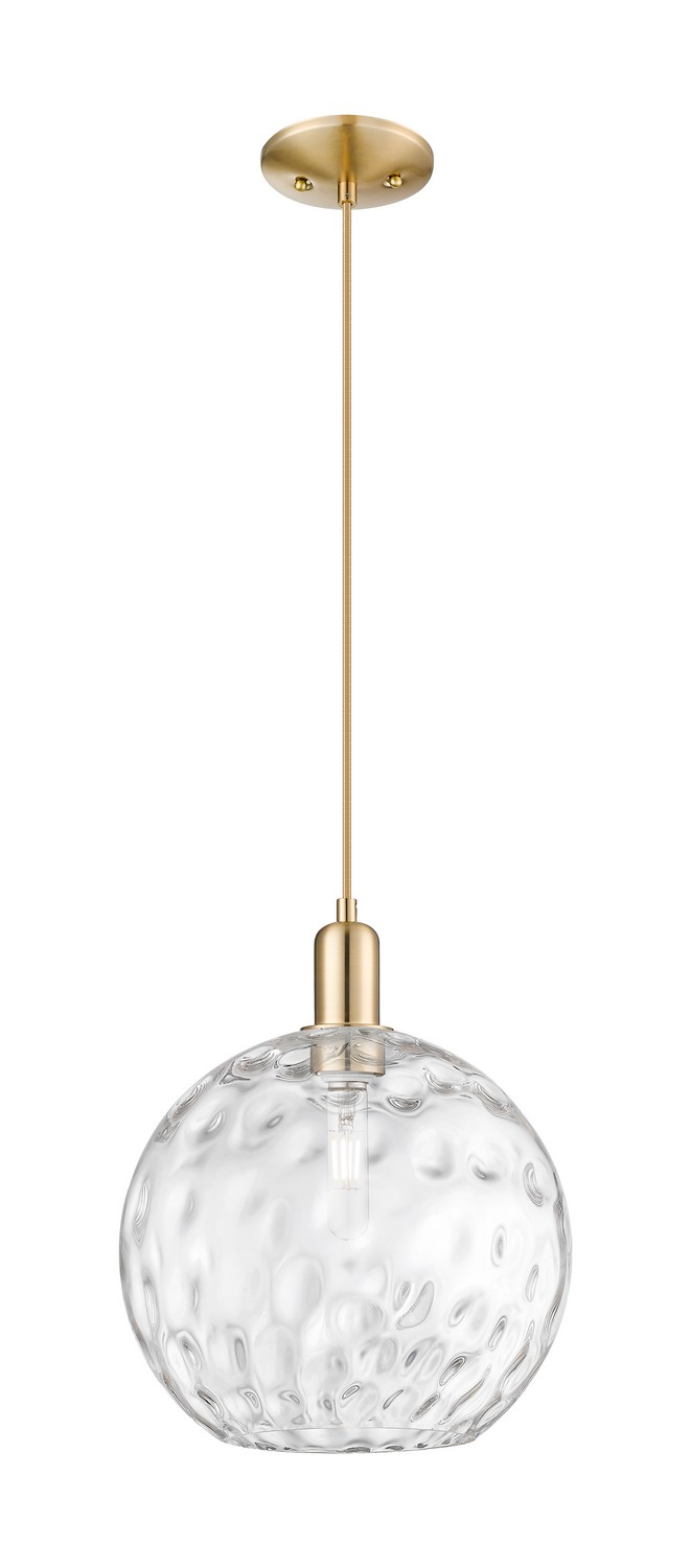 One Light Mini Pendant by Innovations - Arcadia Collection, Champagne Bronze Finish - 716-1P-CB-G1215-12