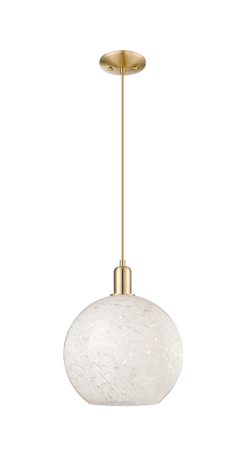 One Light Mini Pendant by Innovations - Arcadia Collection, Champagne Bronze Finish - 716-1P-CB-G1216-12WM