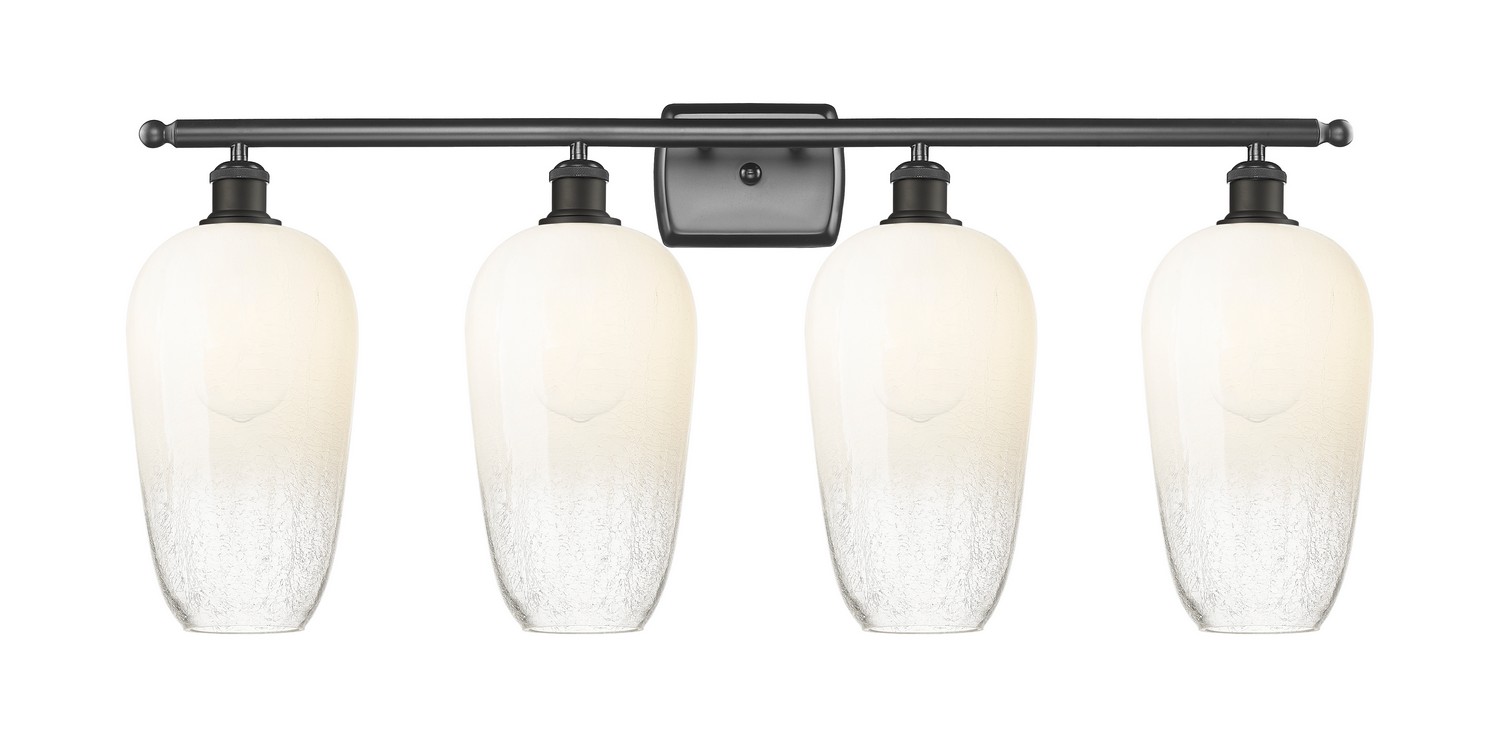 Four Light Bath Vanity by Innovations - Ballston Collection, Oil Rubbed Bronze Finish - 516-4W-OB-G484-7OP