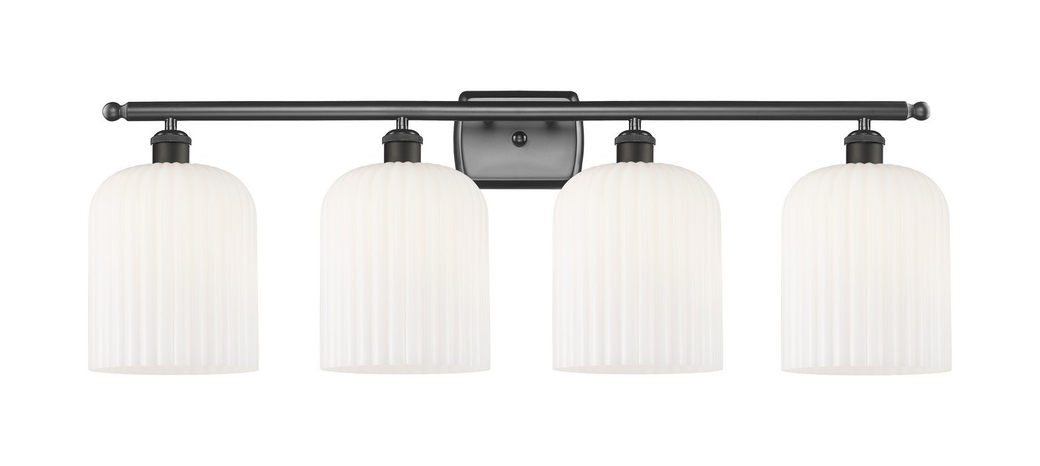 Four Light Bath Vanity by Innovations - Ballston Collection, Oil Rubbed Bronze Finish - 516-4W-OB-G559-8GWH