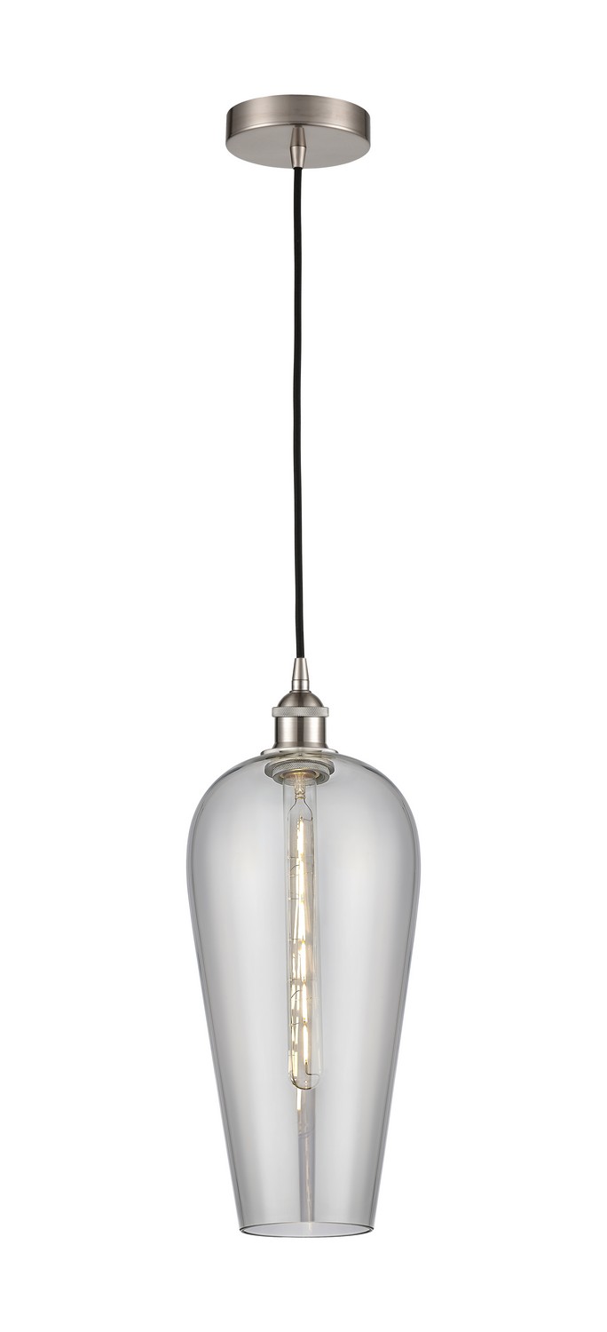 One Light Mini Pendant by Innovations - Edison Collection, Brushed Satin Nickel Finish - 616-1P-SN-G456-8SM