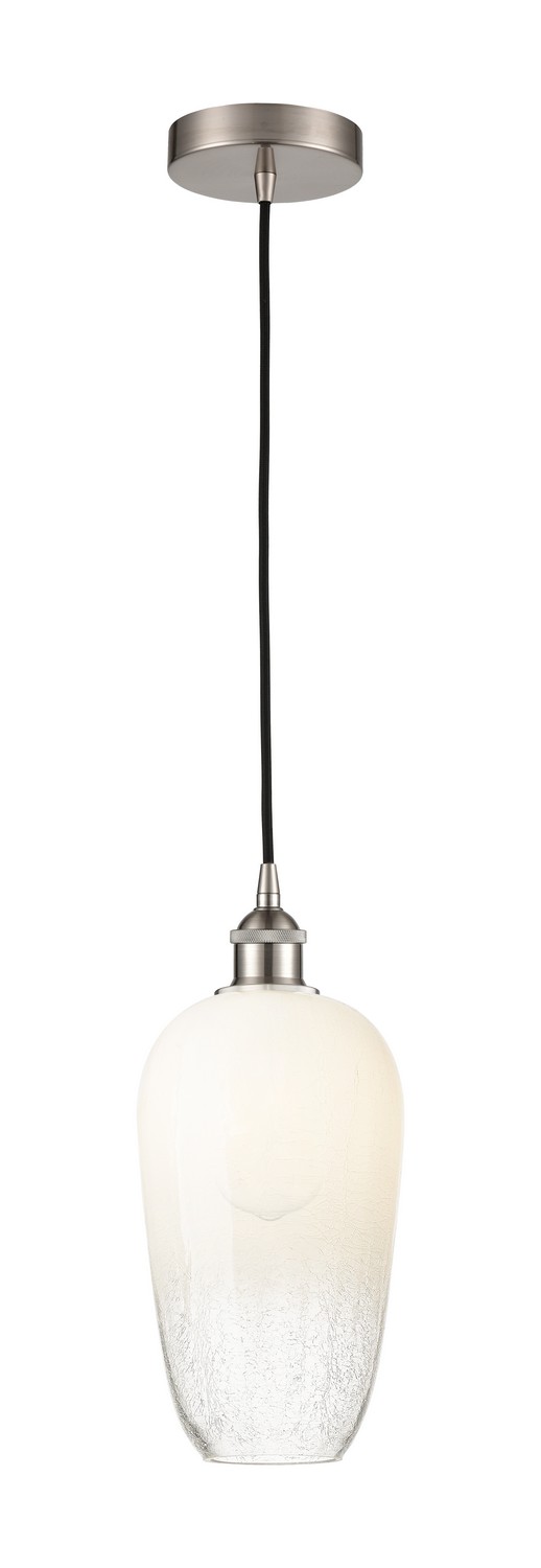 One Light Mini Pendant by Innovations - Edison Collection, Brushed Satin Nickel Finish - 616-1P-SN-G484-7OP