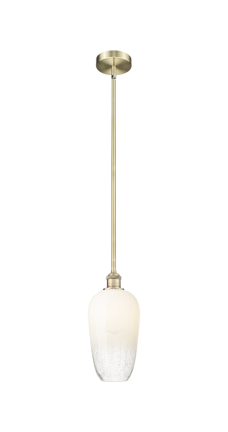 One Light Mini Pendant by Innovations - Edison Collection, Antique Brass Finish - 616-1S-AB-G484-7OP