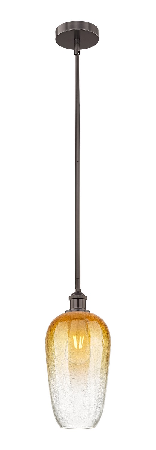 One Light Mini Pendant by Innovations - Edison Collection, Oil Rubbed Bronze Finish - 616-1S-OB-G484-7AM