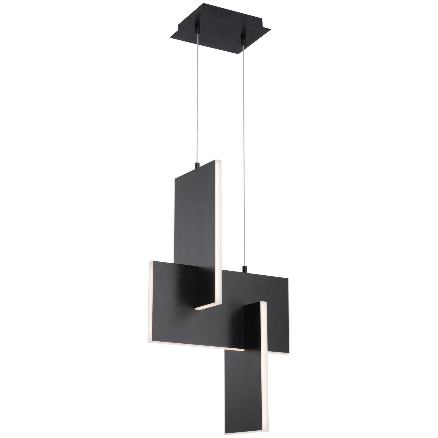 Access 52096LEDD-BL/ACR Joinery 14 inch Black Pendant Ceiling Light