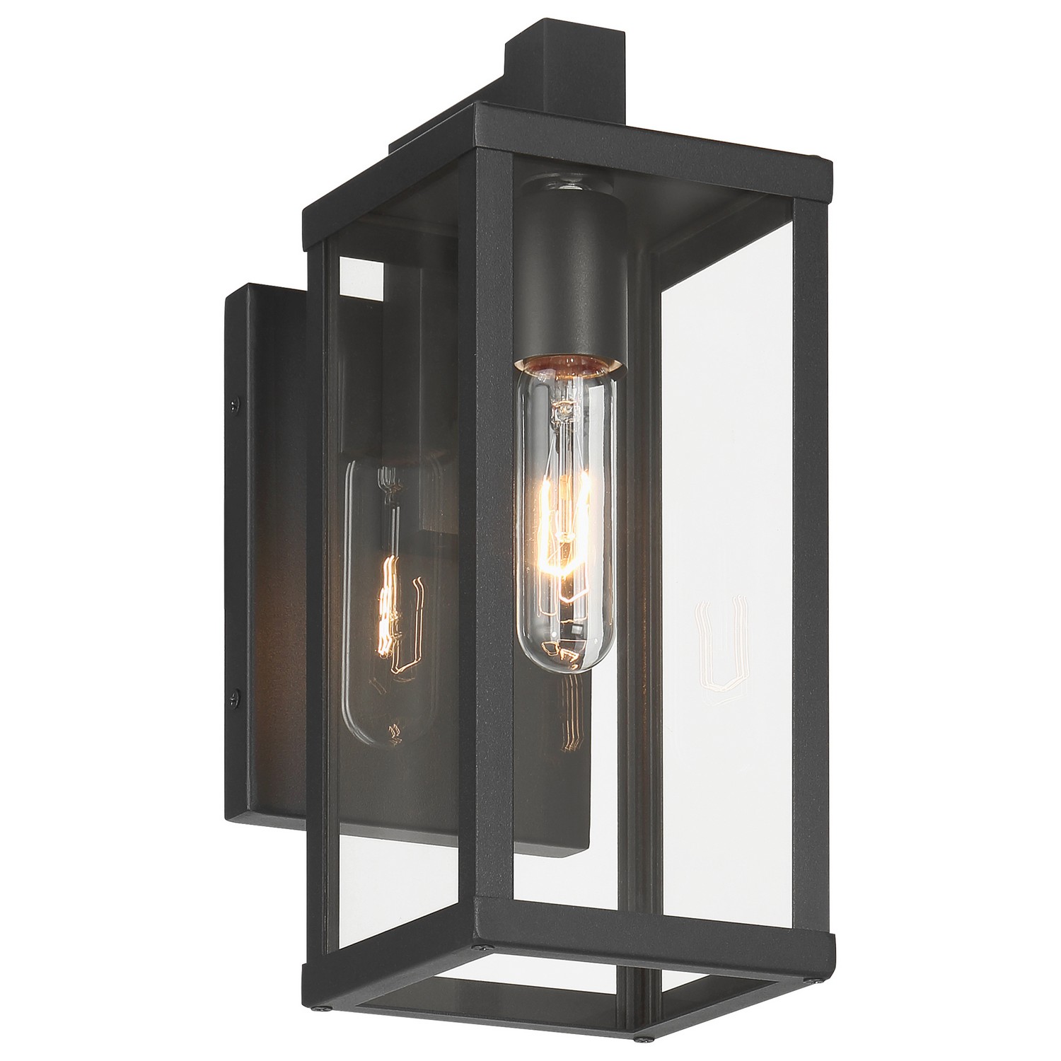 Access 20152MG-BL/CLR Augusta 1 Light 5 inch Black Wall Sconce Wall Light