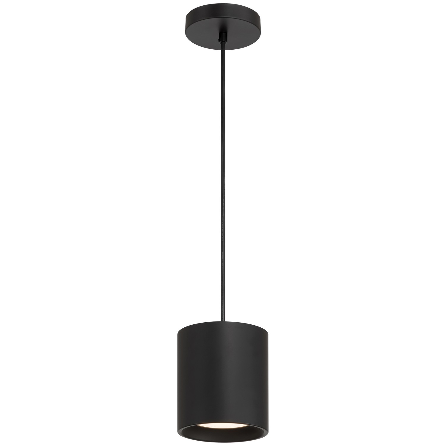 Access 29301LEDDCS-BL/ACR Bongo 5.5 inch Black Pendant Ceiling Light