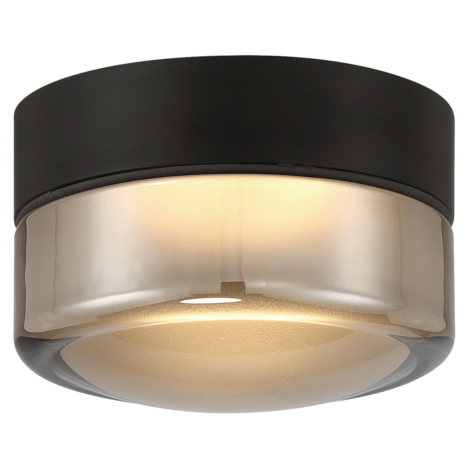 Access 29497LEDD-MBL/SMK Masso 5 inch Matte Black Flush Mount Ceiling Light