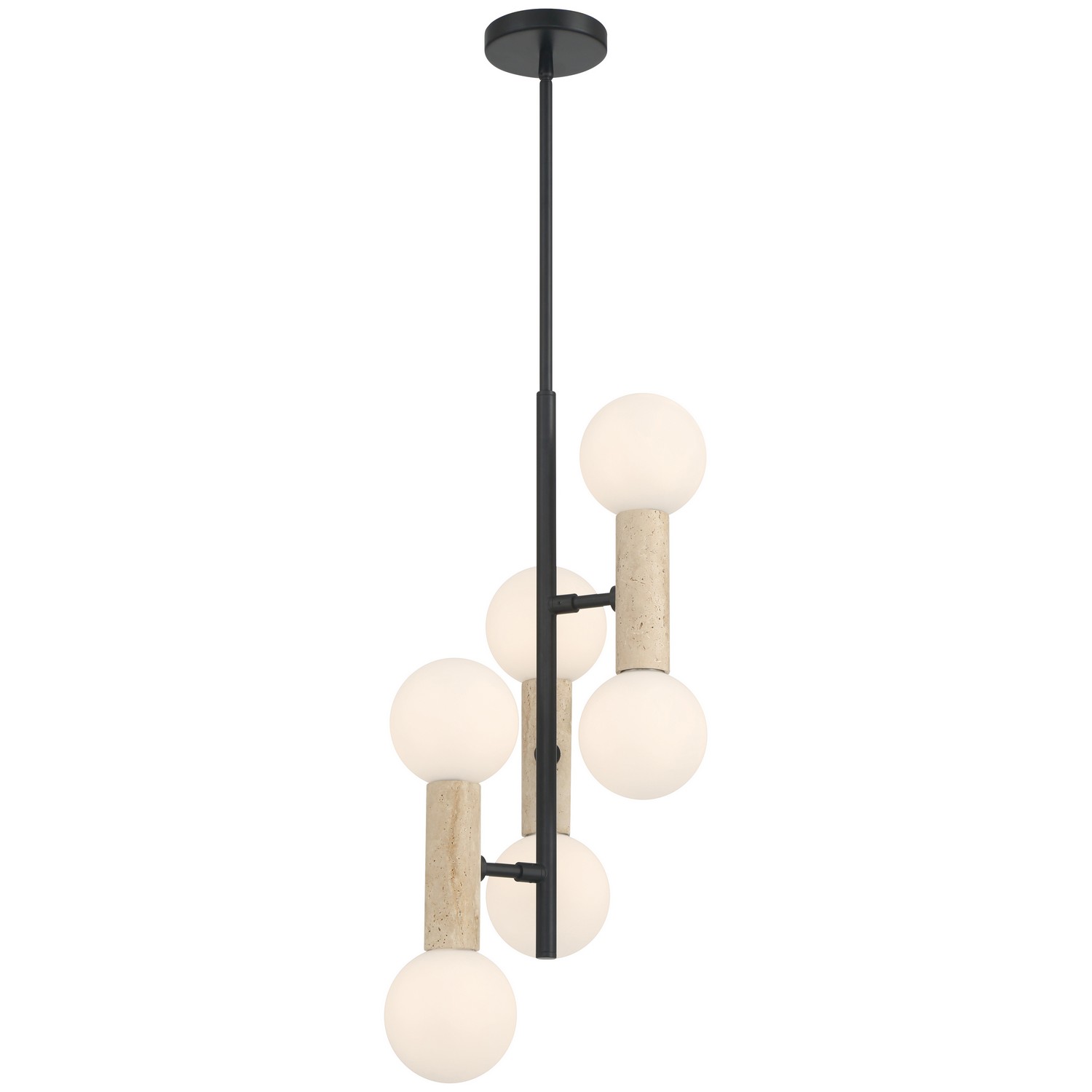 Access 61006-TRU/OPL Stone 12.5 inch Travertine Pendant Ceiling Light