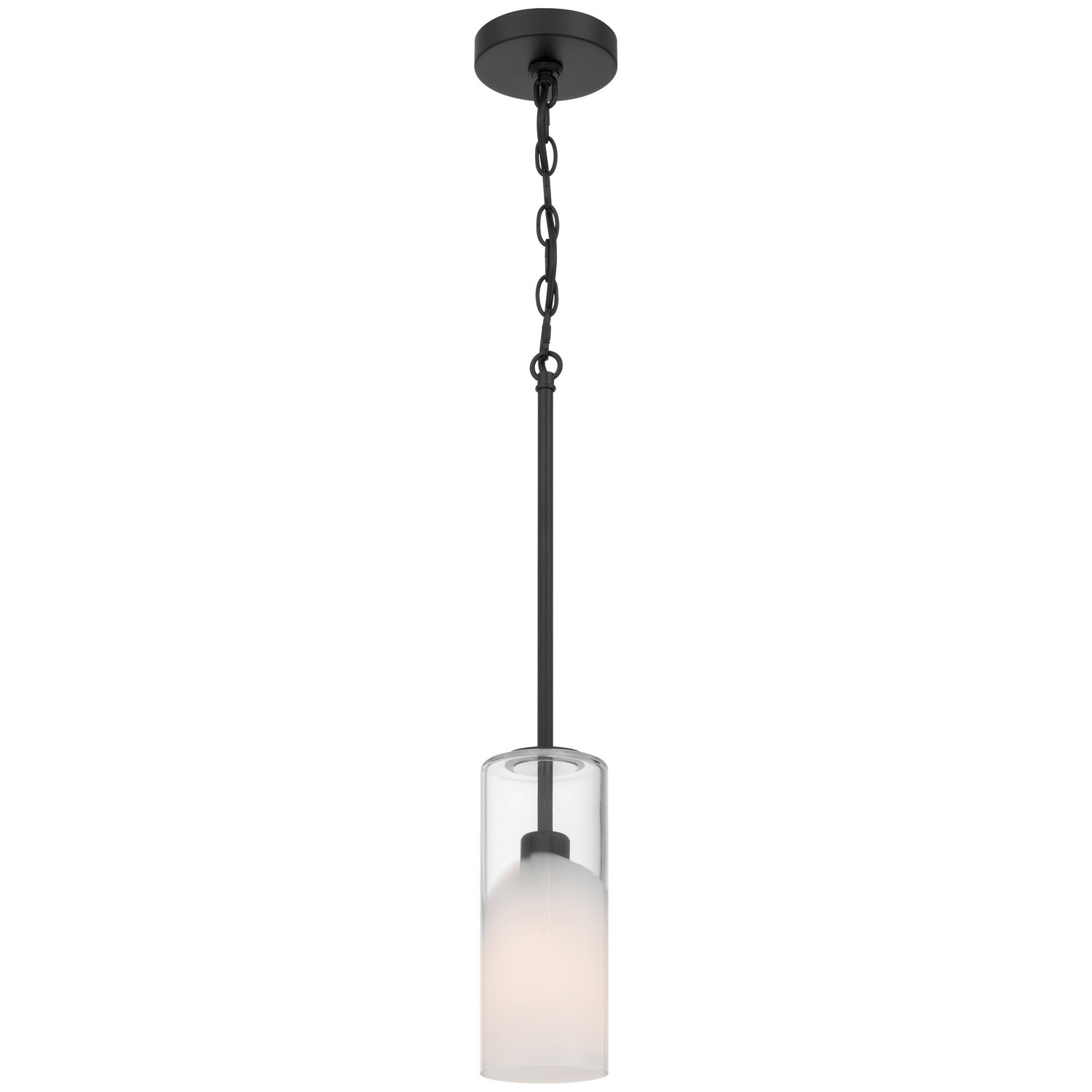 Access 63094-MBL/CFR Ole' 1 Light 4 inch Matte Black Pendant Ceiling Light