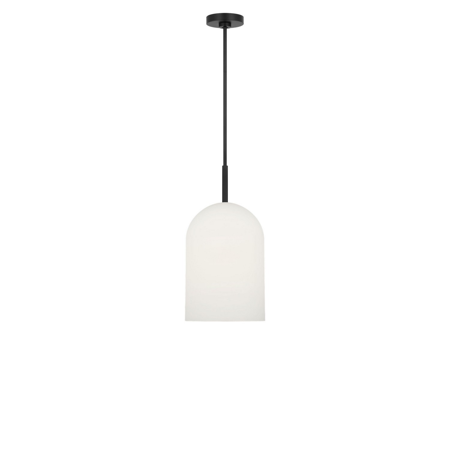 Photos - Chandelier / Lamp Wide Generation Lighting Midnight Black Pendant from the Neblina Collection GLP1941MBKE 