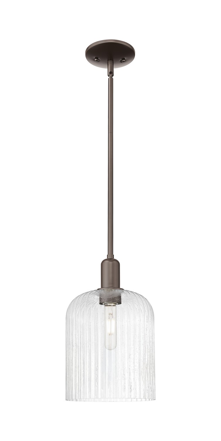 One Light Mini Pendant by Innovations - Arcadia Collection, Oil Rubbed Bronze Finish - 716-1S-OB-G559-8SDY
