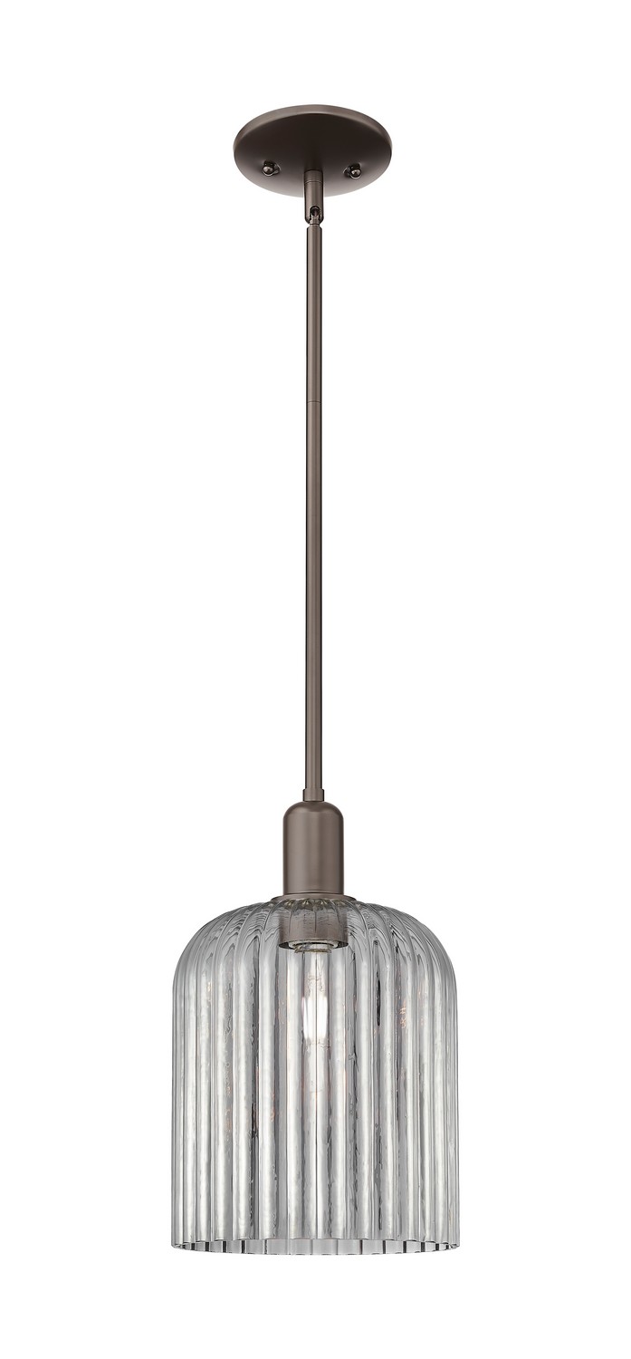 One Light Mini Pendant by Innovations - Arcadia Collection, Oil Rubbed Bronze Finish - 716-1S-OB-G559-8SM