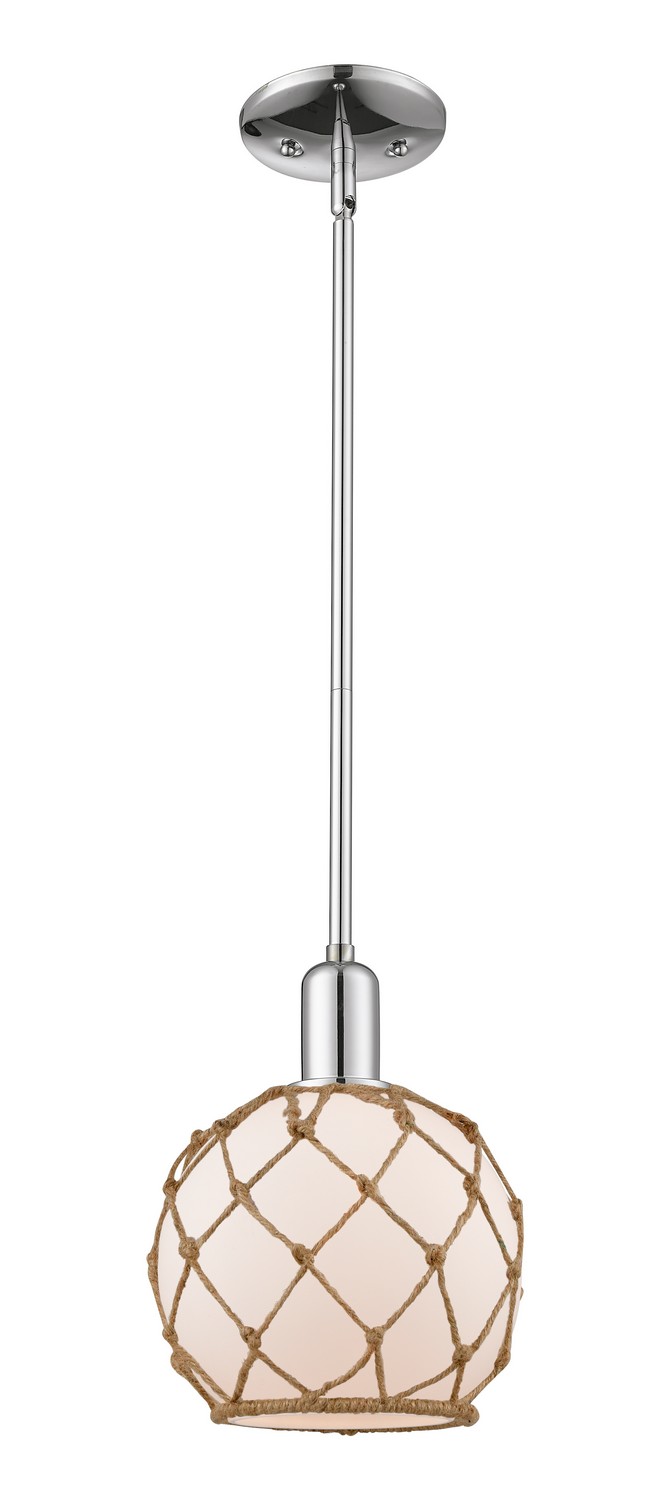 One Light Mini Pendant by Innovations - Arcadia Collection, Polished Chrome Finish - 716-1S-PC-G121-8RB