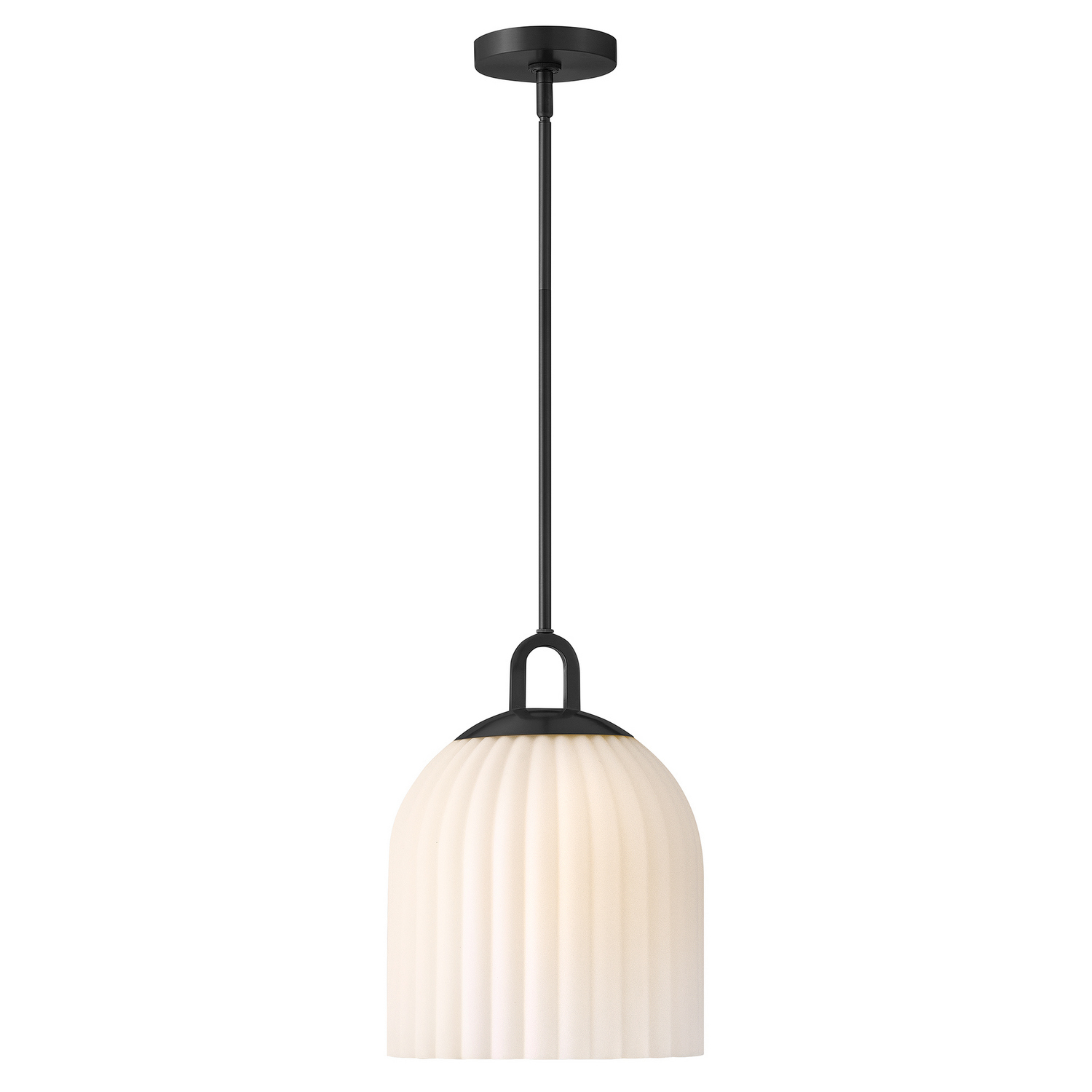 Lark 83897BK Paige 1 Light 11 inch Black Pendant Ceiling Light