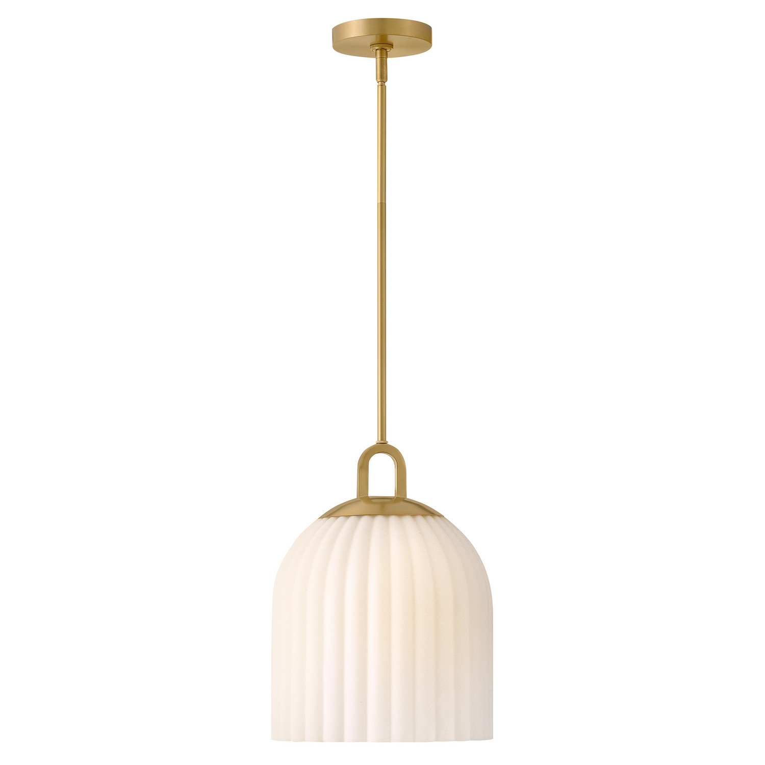 Lark 83897LCB Paige 1 Light 11 inch Lacquered Brass Pendant Ceiling Light