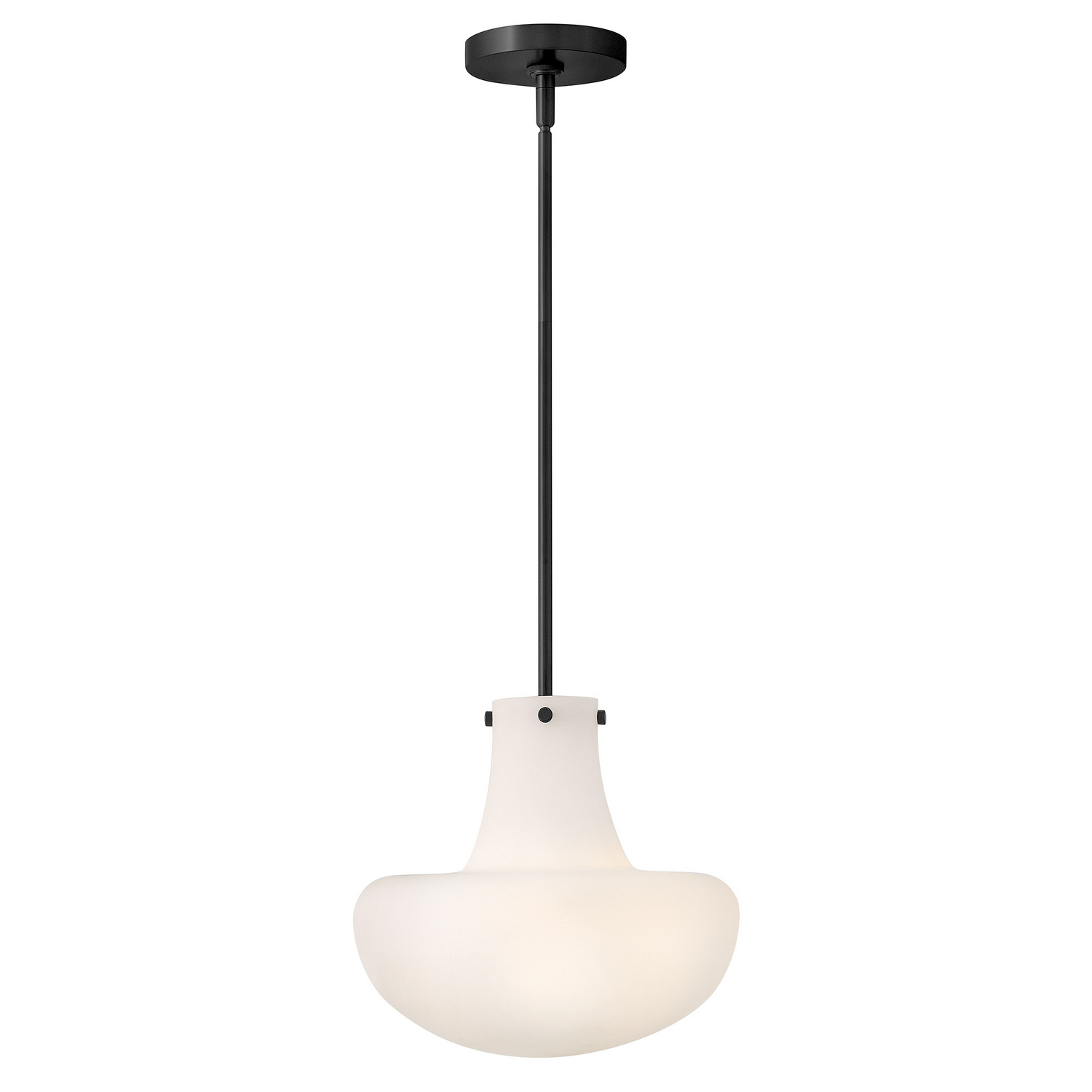Lark 84497BK Molly 1 Light 12 inch Black Pendant Ceiling Light