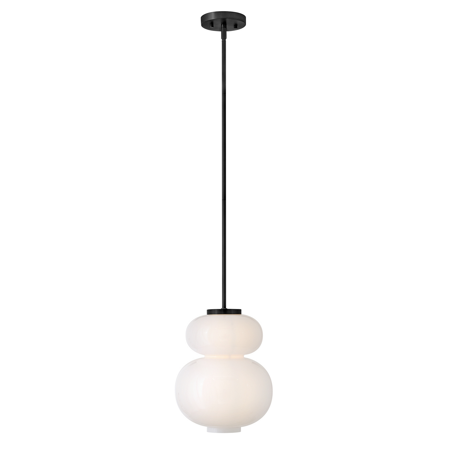 Lark 84257BK Nadia 1 Light 11 inch Black Pendant Ceiling Light