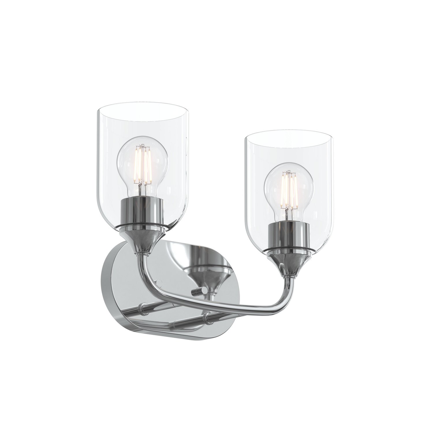 Progress P300572-015 Ilia 2 Light 13.25 inch Polished Chrome Bath Vanity Wall Light