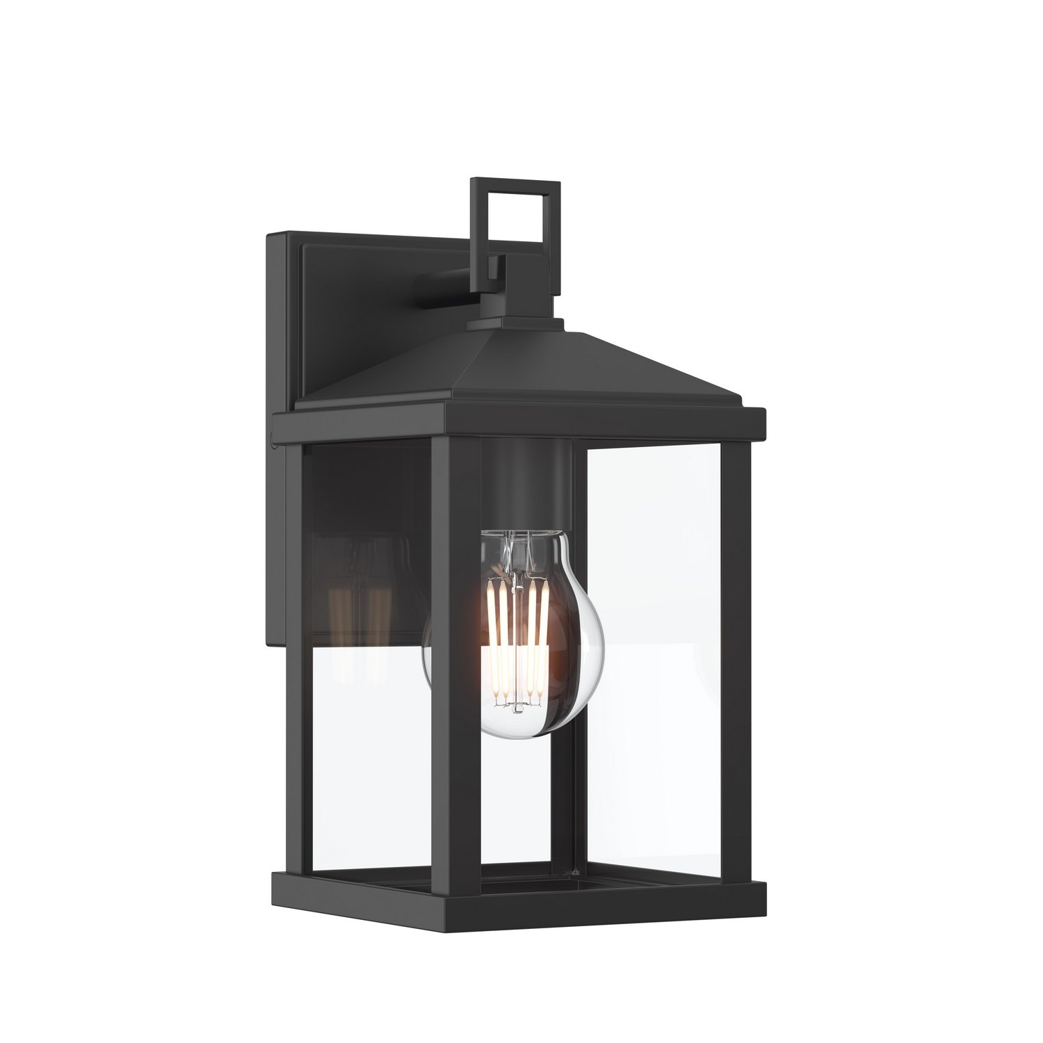 Photos - Chandelier / Lamp Progress Lighting Matte Black Outdoor Wall Mount from the Cantley Collection P560404-31M