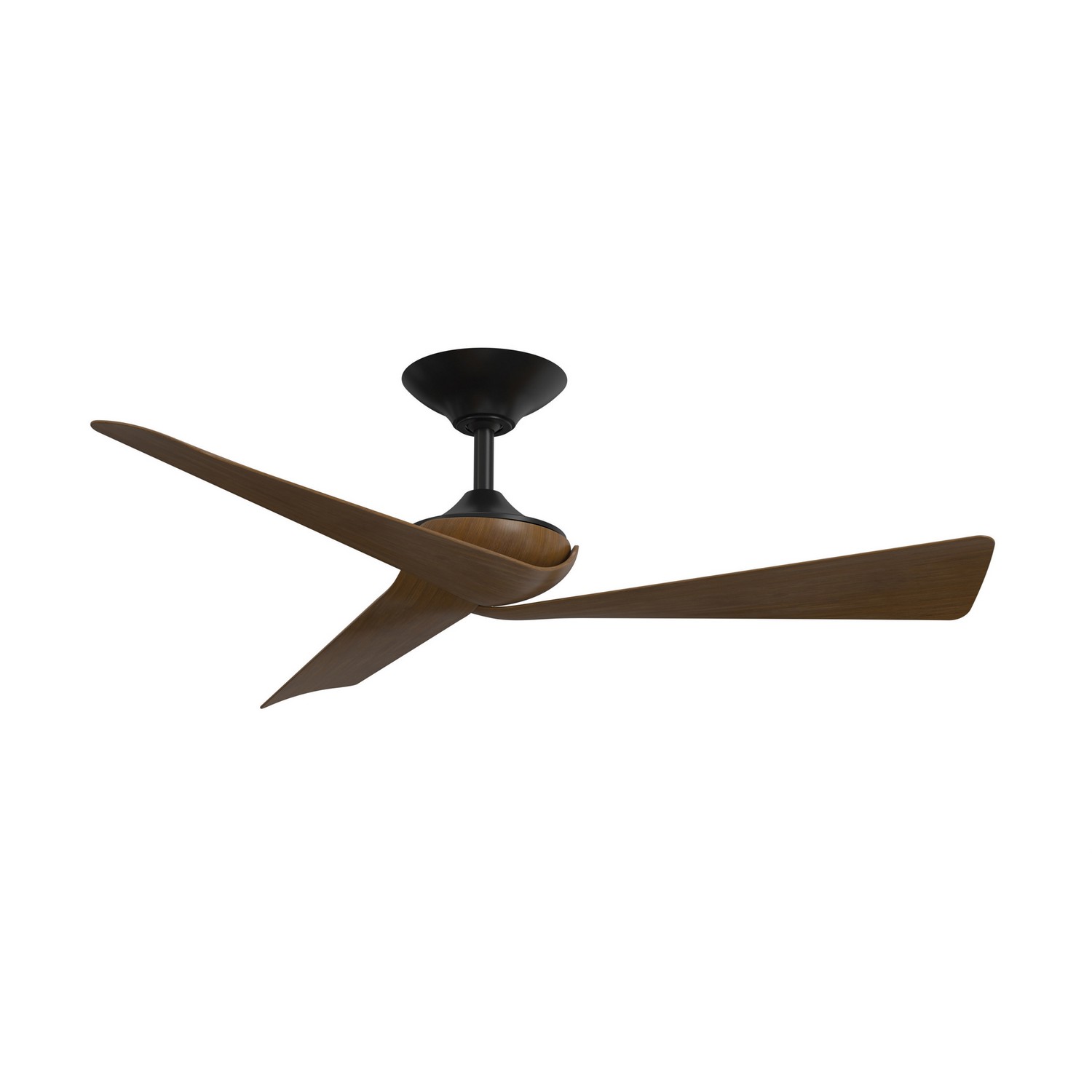 Fanimation FPD6658BLK Yogi 52 inch Black with Koa Blades Ceiling Fan