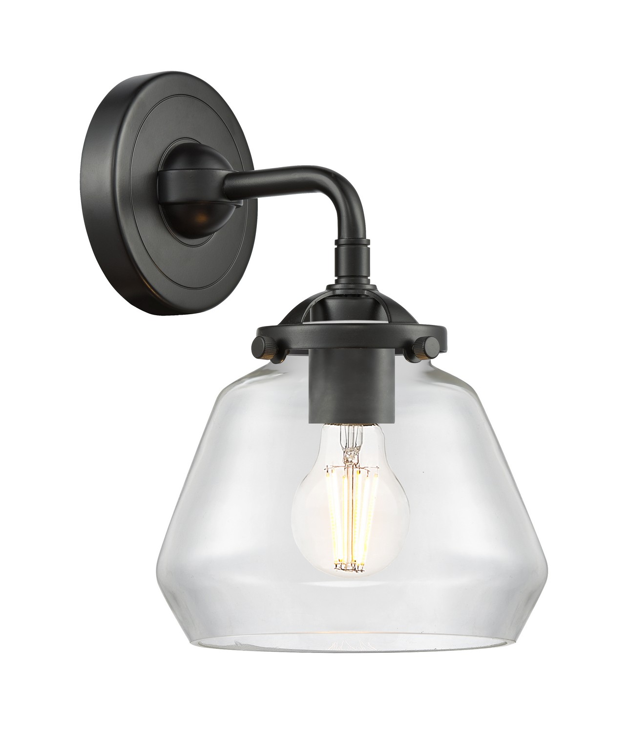 One Light Wall Sconce by Innovations - Nouveau Collection, Oil Rubbed Bronze Finish - 284-1W-OB-G172