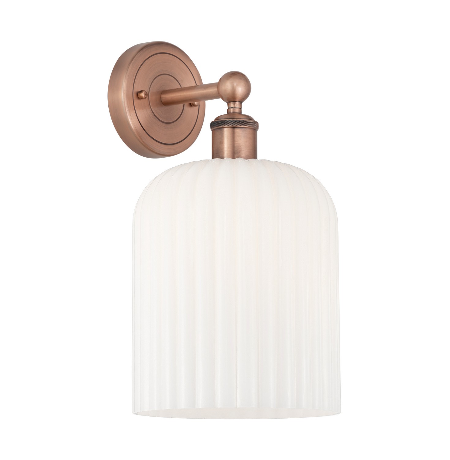 One Light Wall Sconce by Innovations - Edison Collection, Antique Copper Finish - 616-1W-AC-G559-8GWH