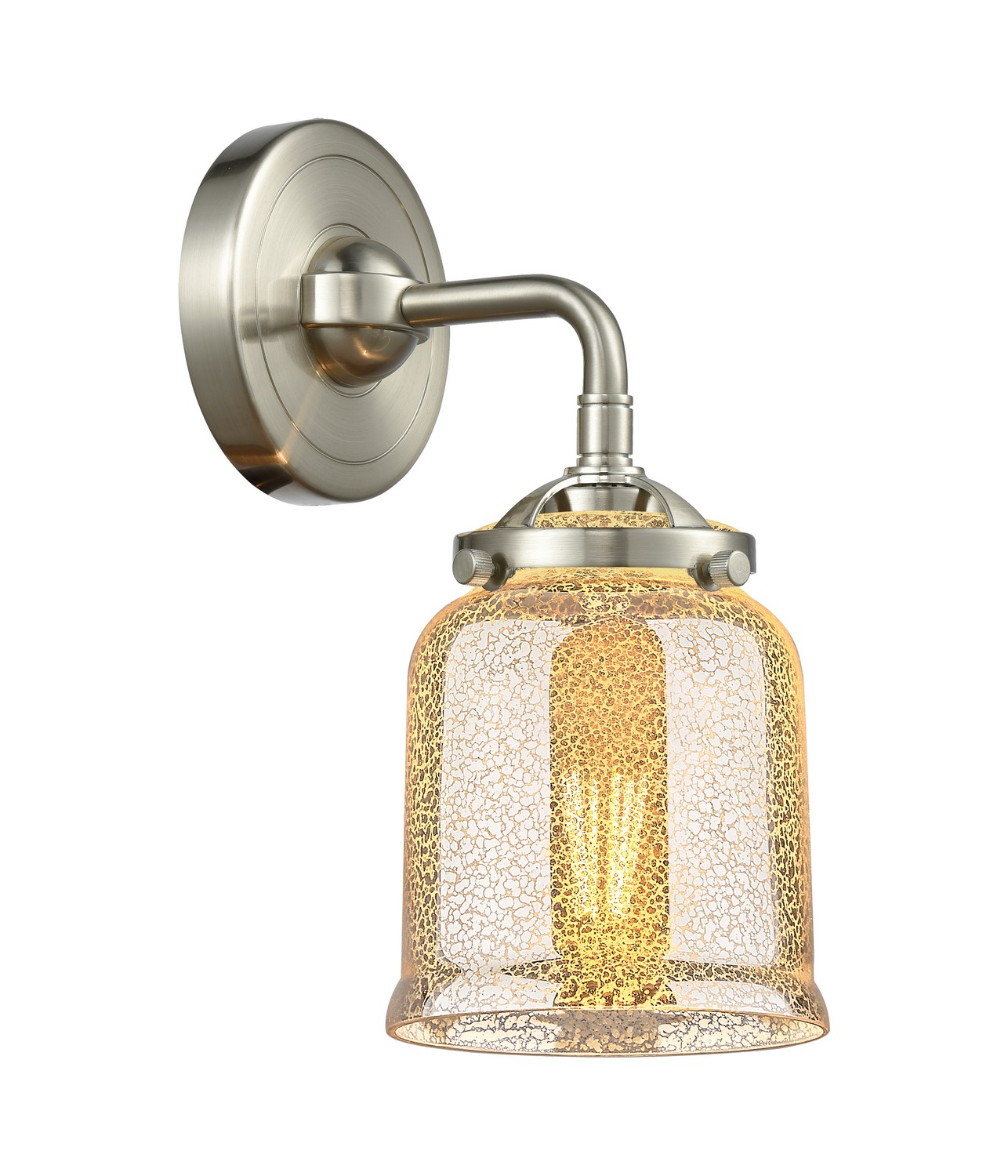 One Light Wall Sconce by Innovations - Nouveau Collection, Brushed Satin Nickel Finish - 284-1W-SN-G58