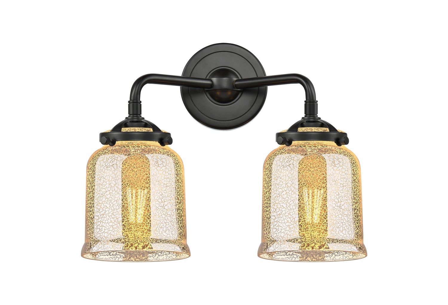 Two Light Bath Vanity by Innovations - Nouveau Collection, Oil Rubbed Bronze Finish - 284-2W-OB-G58