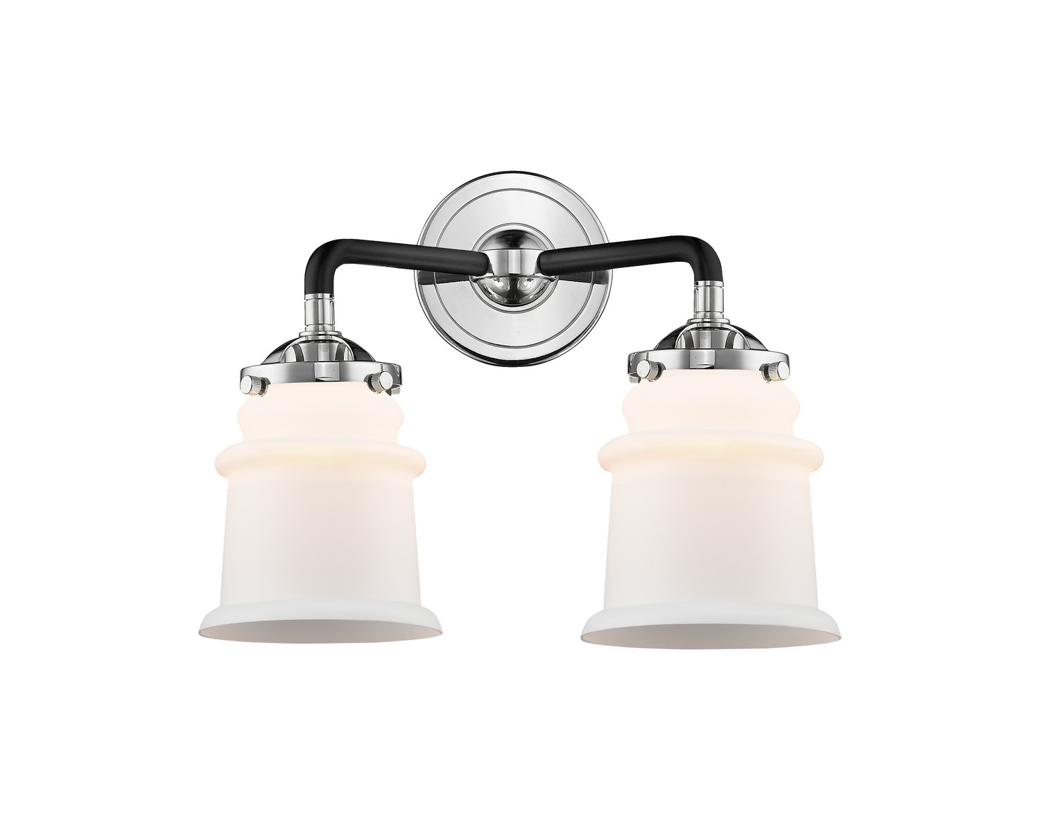 Two Light Bath Vanity by Innovations - Nouveau Collection, Black Polished Nickel Finish - 284-2W-BPN-G181S