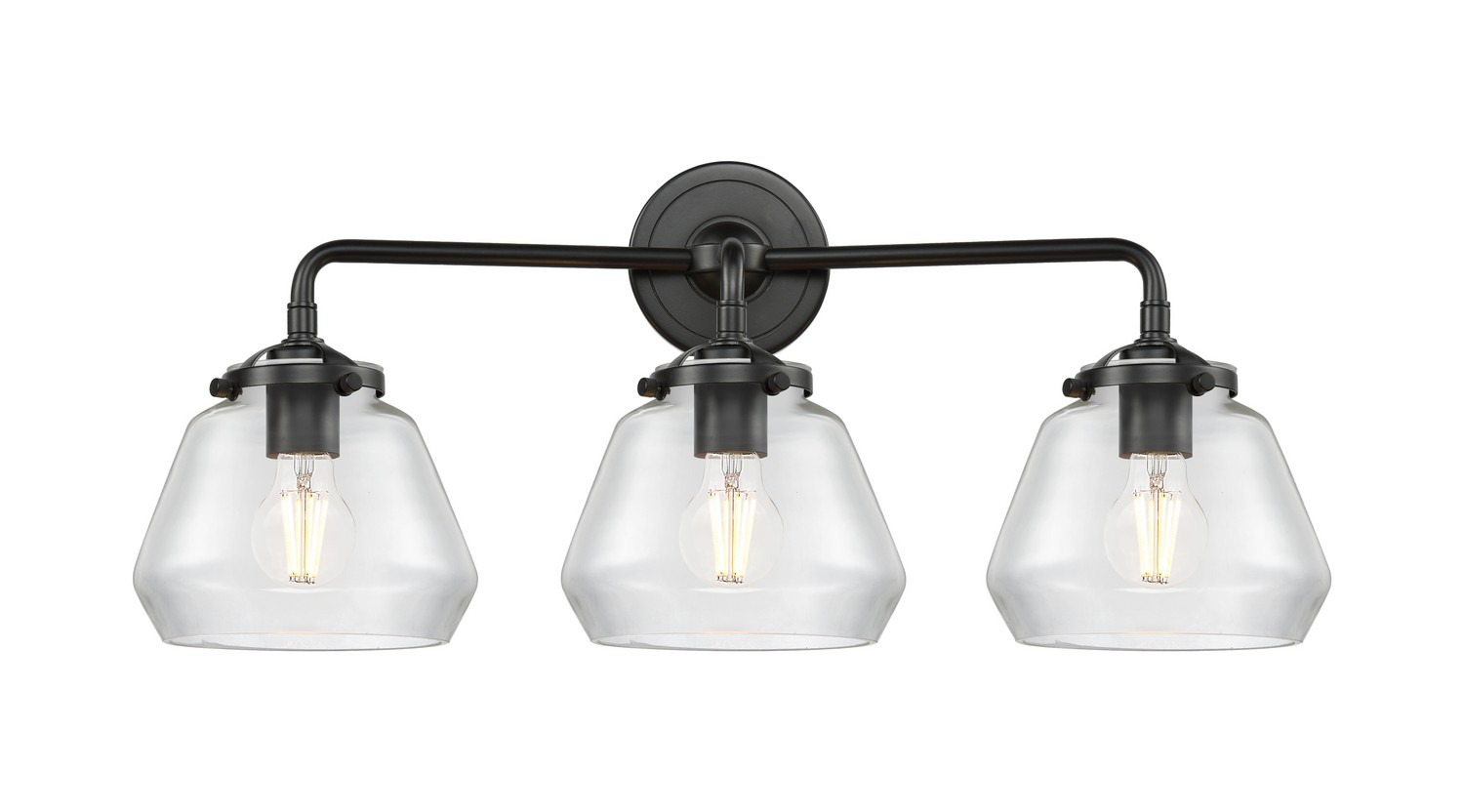 Three Light Bath Vanity by Innovations - Nouveau Collection, Oil Rubbed Bronze Finish - 284-3W-OB-G172