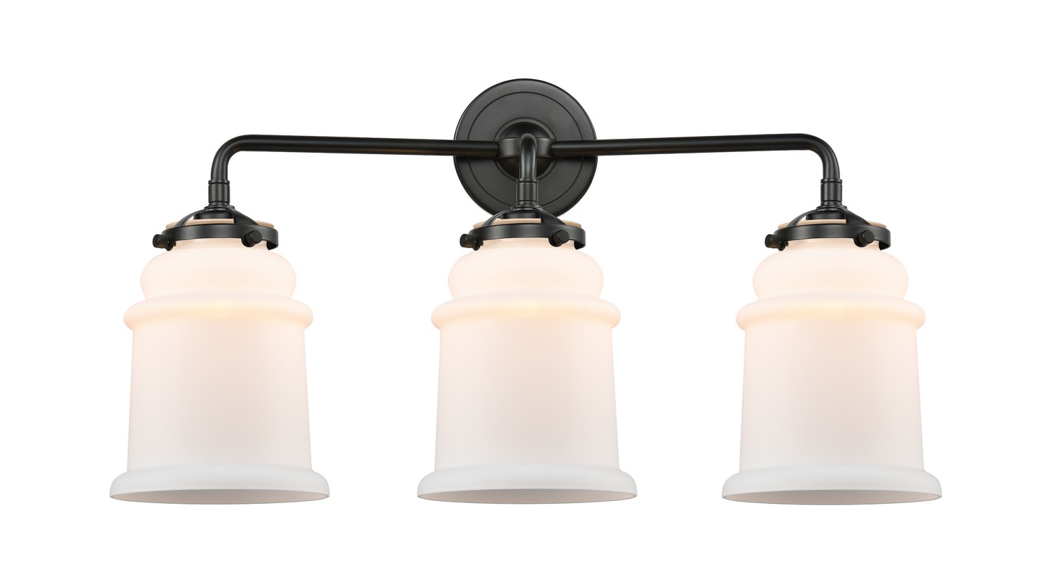 Three Light Bath Vanity by Innovations - Nouveau Collection, Oil Rubbed Bronze Finish - 284-3W-OB-G181