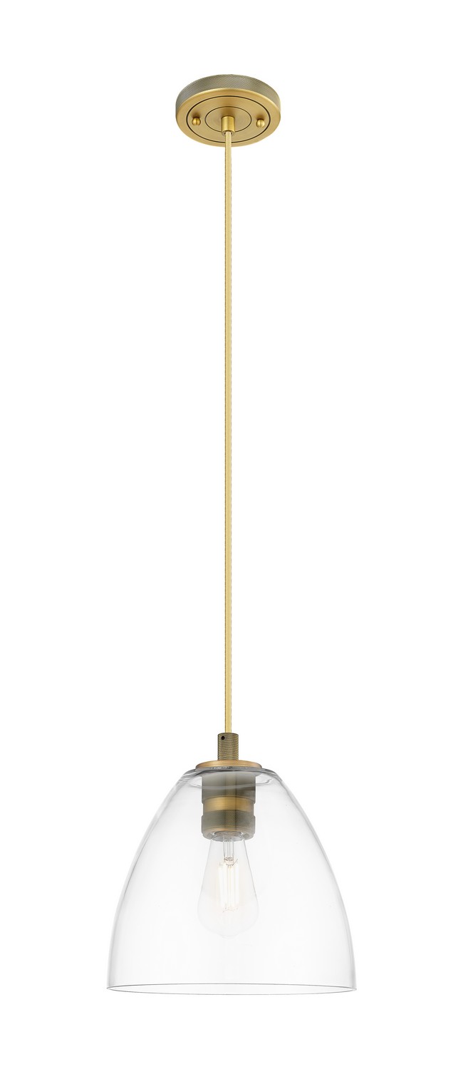One Light Pendant by Innovations - Downtown Urban Collection, Brushed Brass Finish - 434-1P-BB-GBD-92
