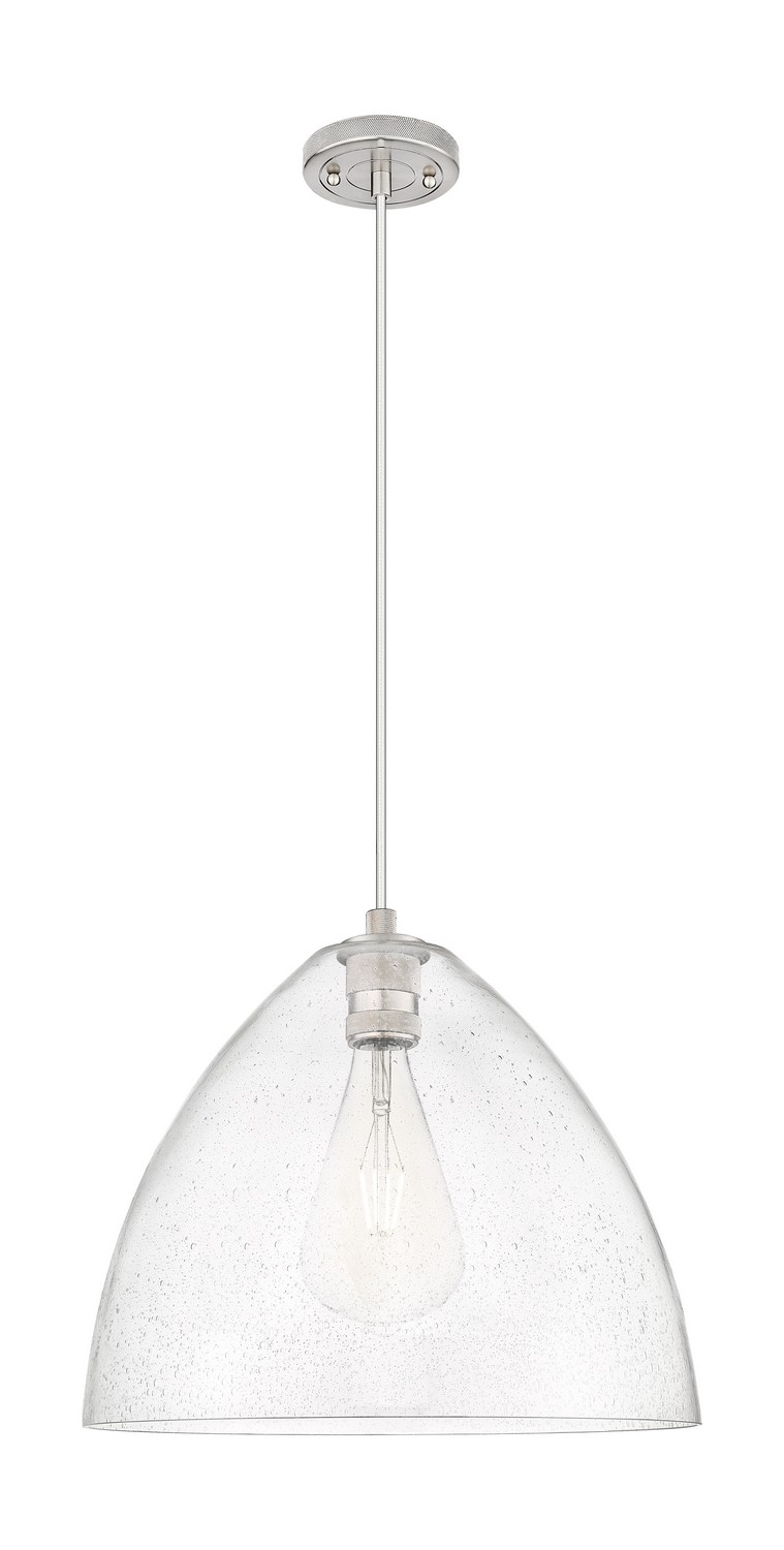 One Light Pendant by Innovations - Downtown Urban Collection, Satin Nickel Finish - 434-1P-SN-GBD-164