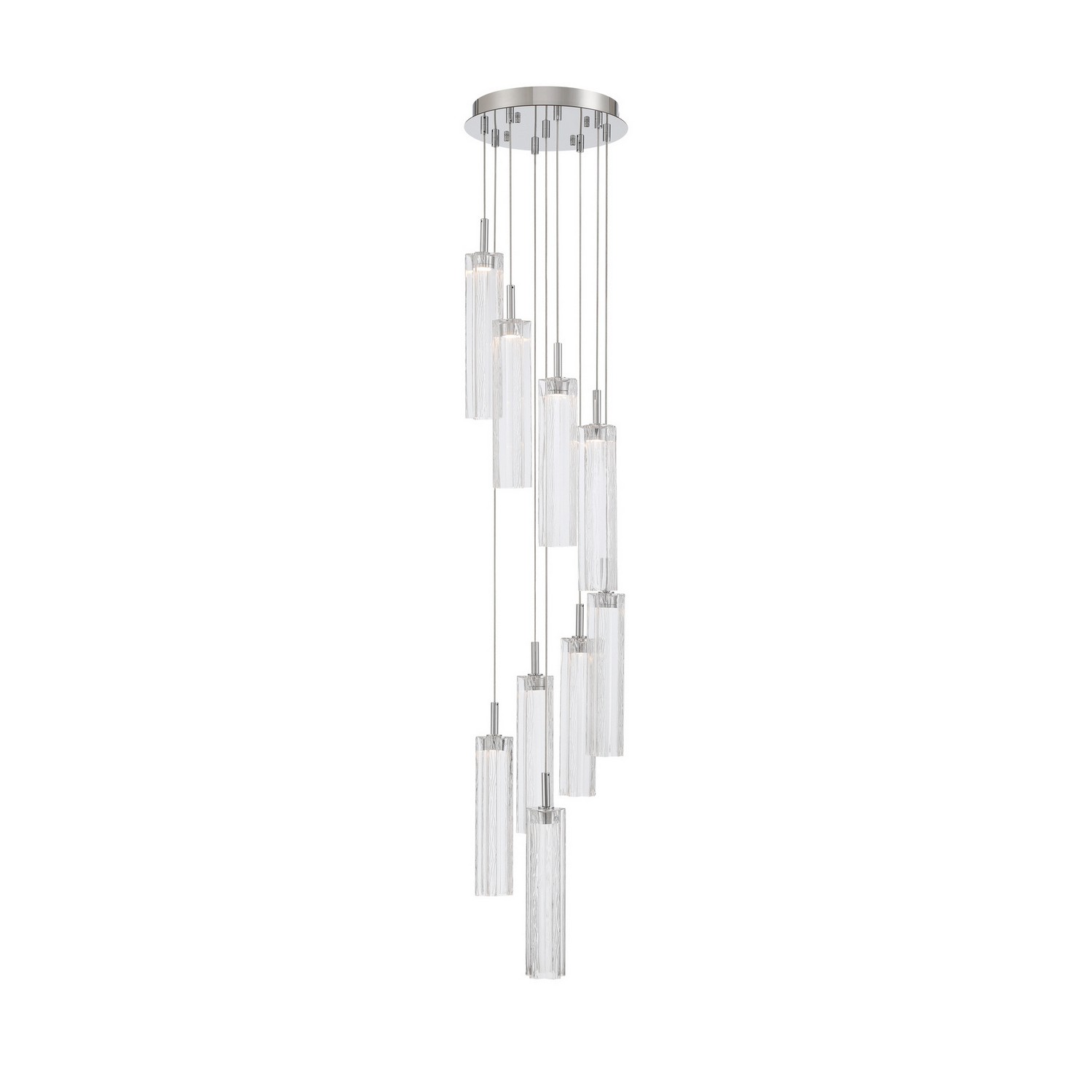 LED Pendant by Crystorama - Addis Collection, Polished Chrome Finish - ADD-405-CH-CL