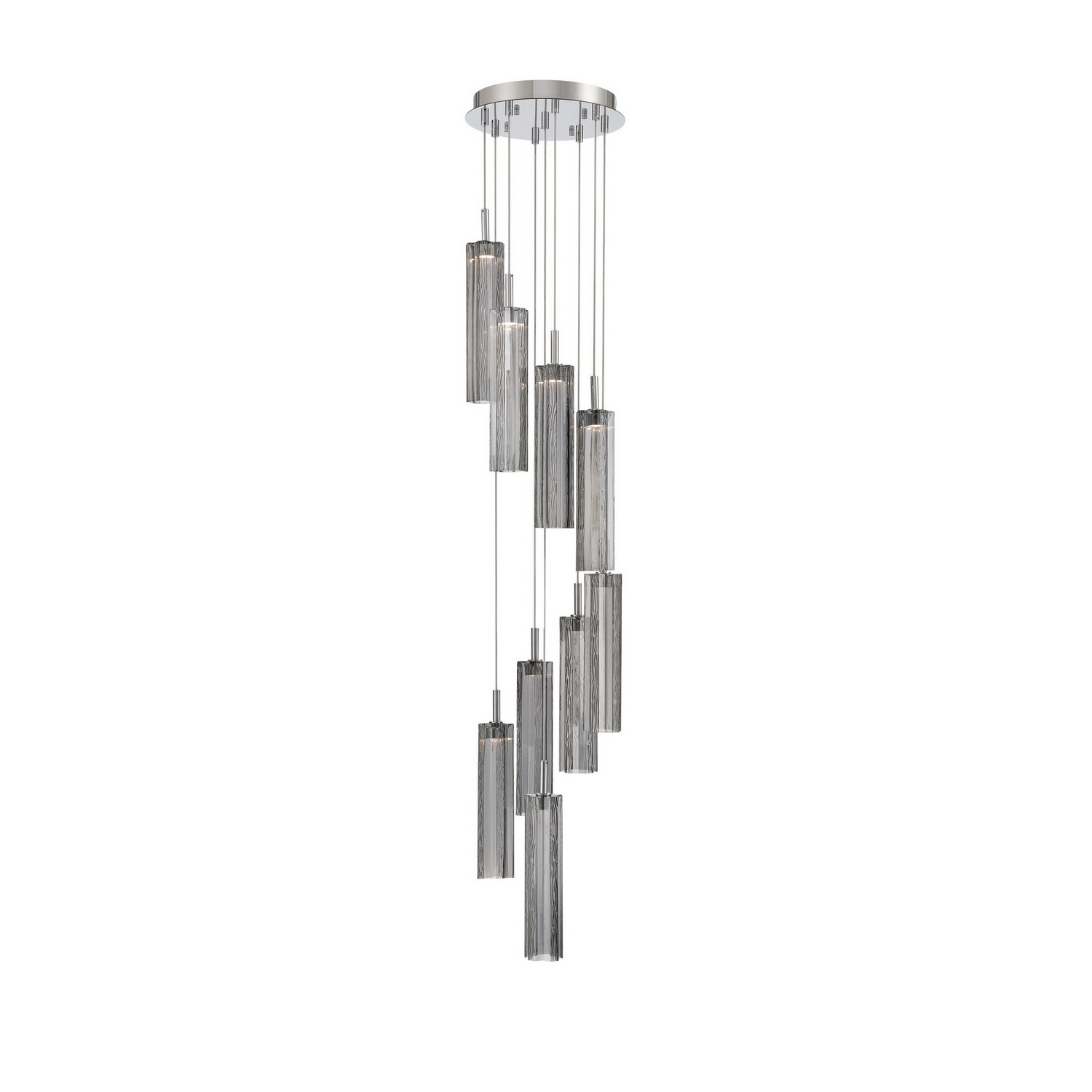 LED Pendant by Crystorama - Addis Collection, Polished Chrome Finish - ADD-405-CH-SM