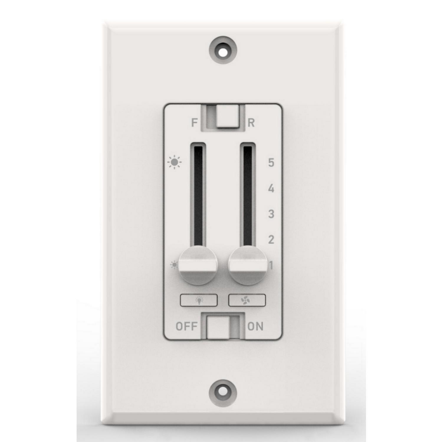 Wall Switch by AFX Lighting - Fan Controls Collection - FN-DCWSWH
