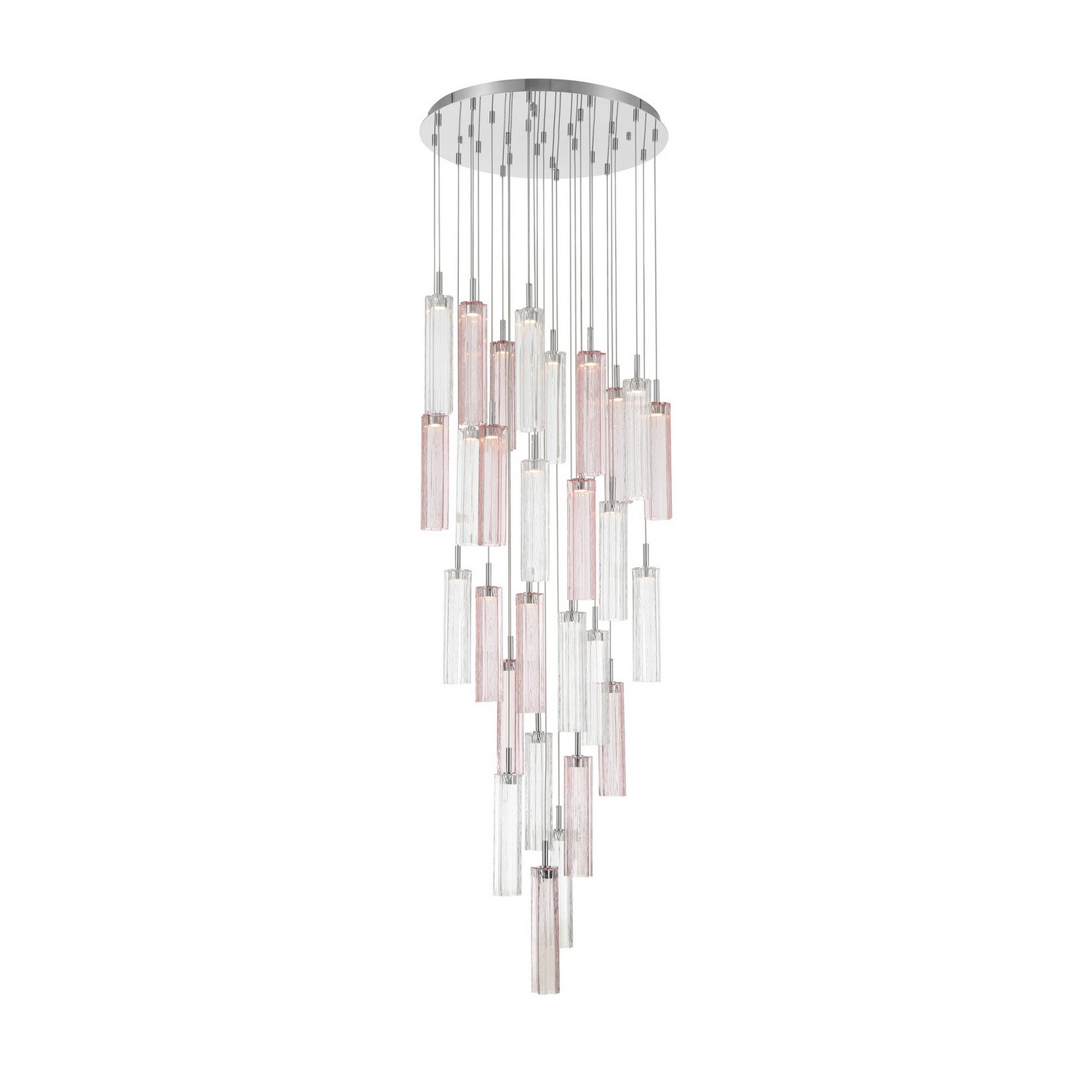 LED Pendant by Crystorama - Addis Collection, Polished Chrome Finish - ADD-415-CH-SP