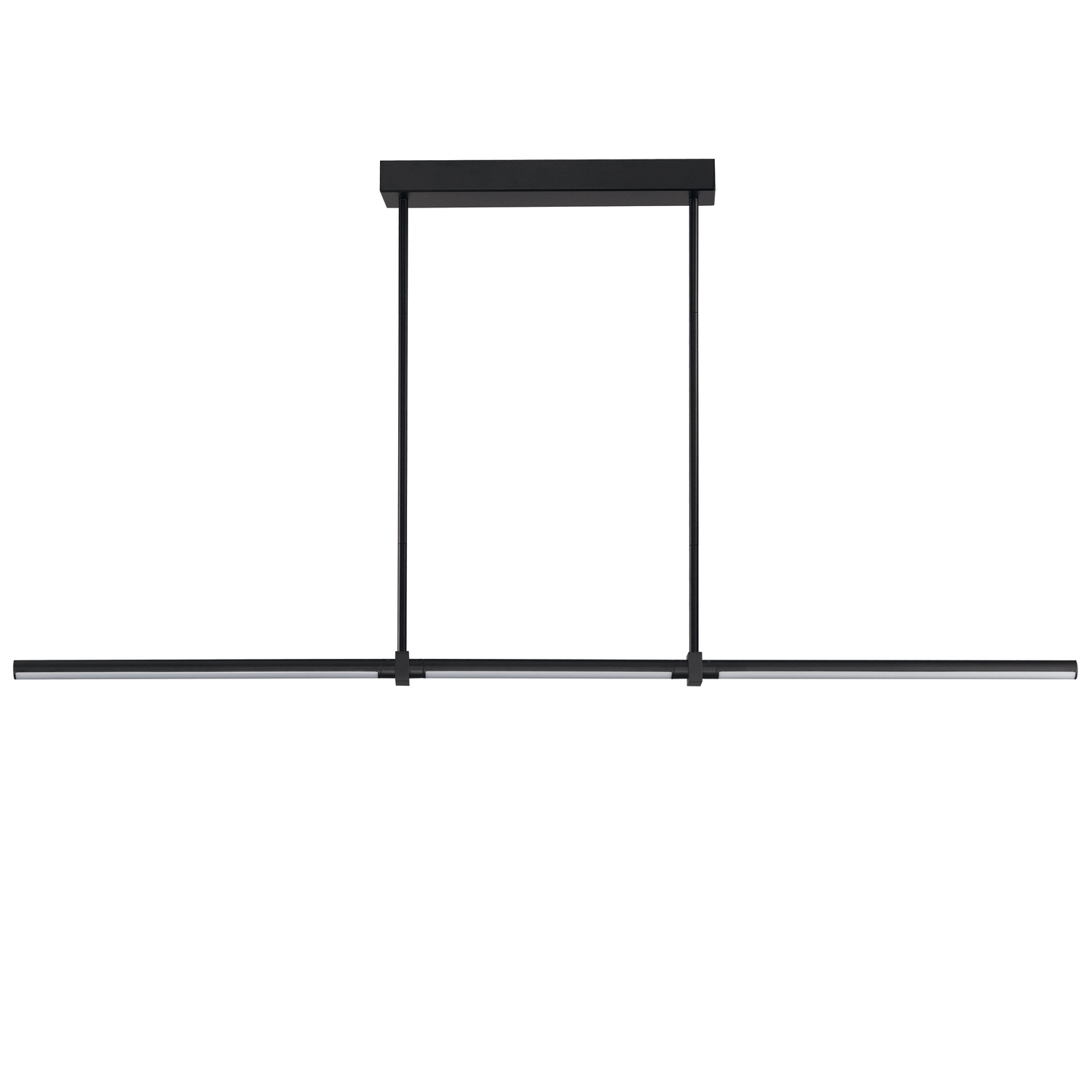 ET2 E21359-BK Dorian LED 60 inch Black Linear Pendant Ceiling Light