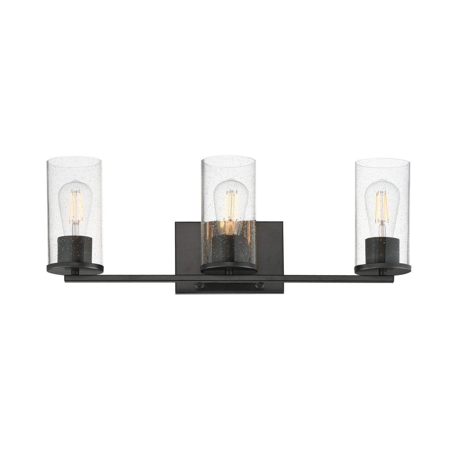 Maxim Lighting 10463CDBK Livingston 3 Light 23 inch Black Bath Vanity Wall Light