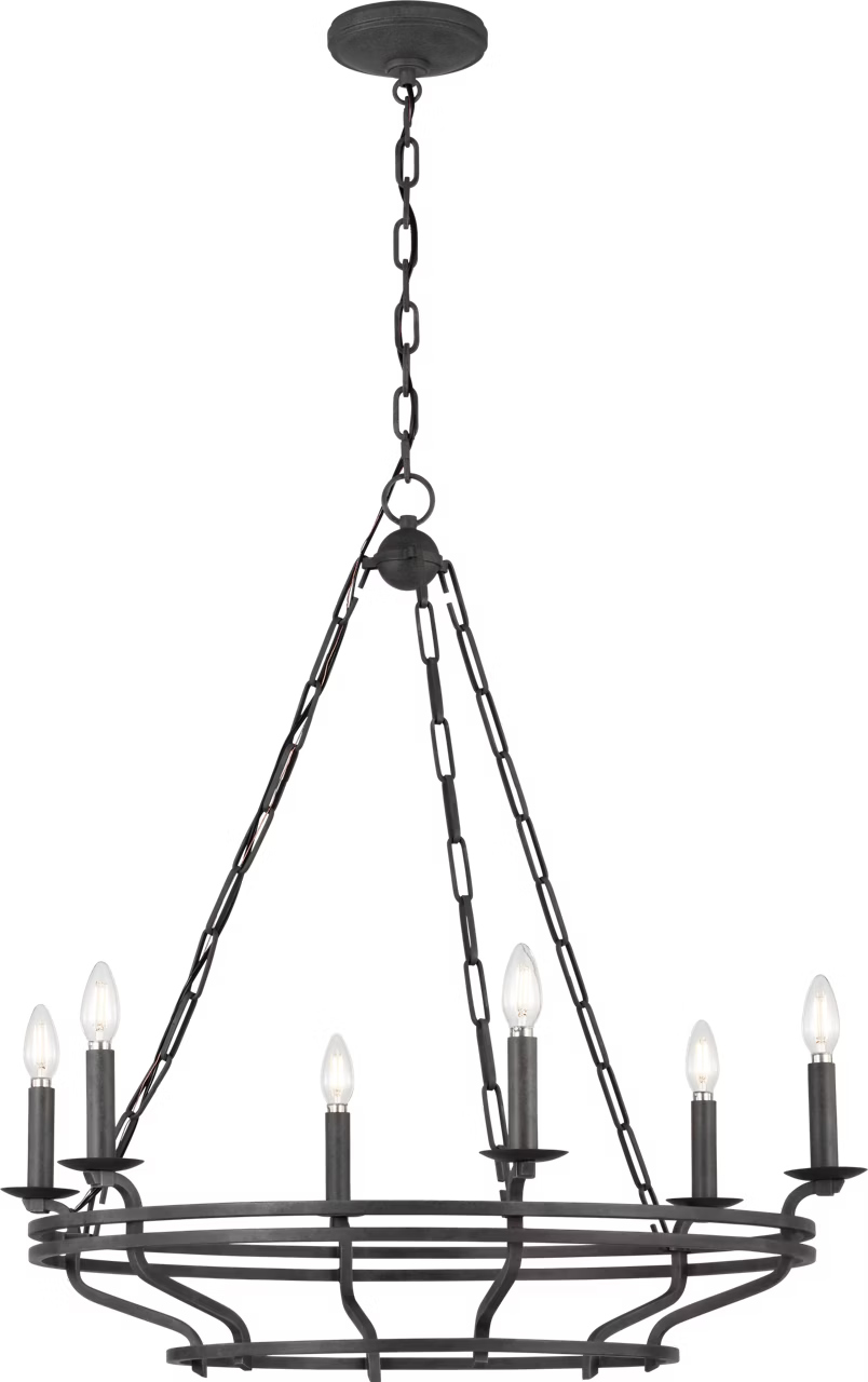 Brighton Six Light Chandelier