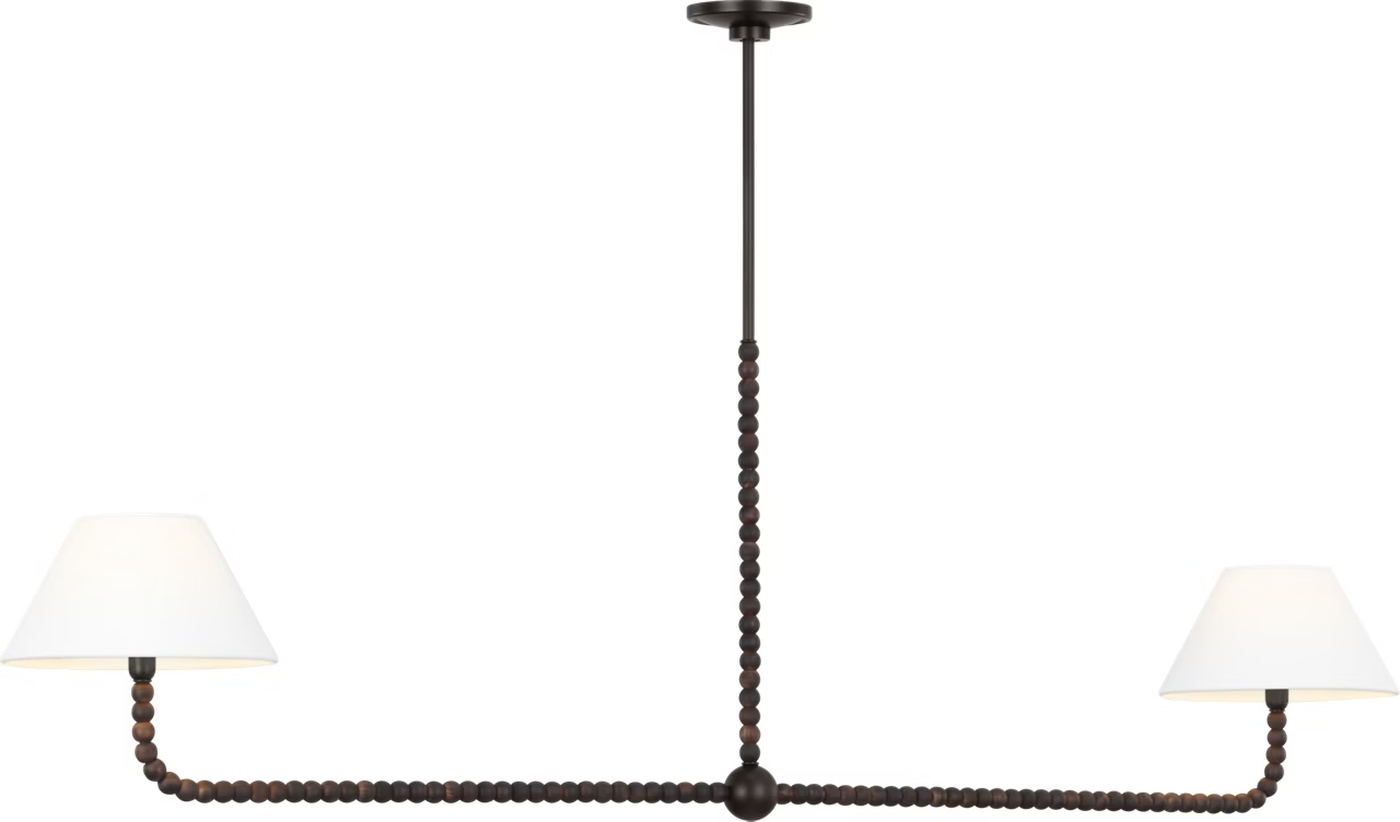 Fiona Two Light Linear Chandelier